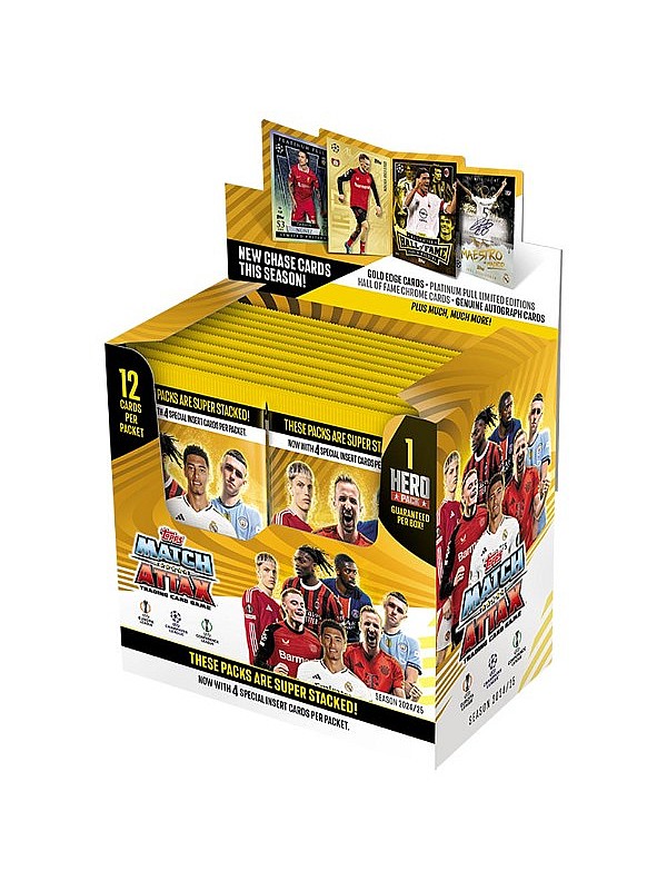 UEFA Club Competitions Match Attax Cards 2024/25 Full Box