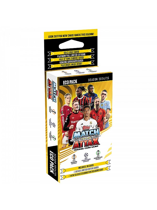 Topps UEFA Club Competitions Match Attax Cards 2024/25 Eco Pack