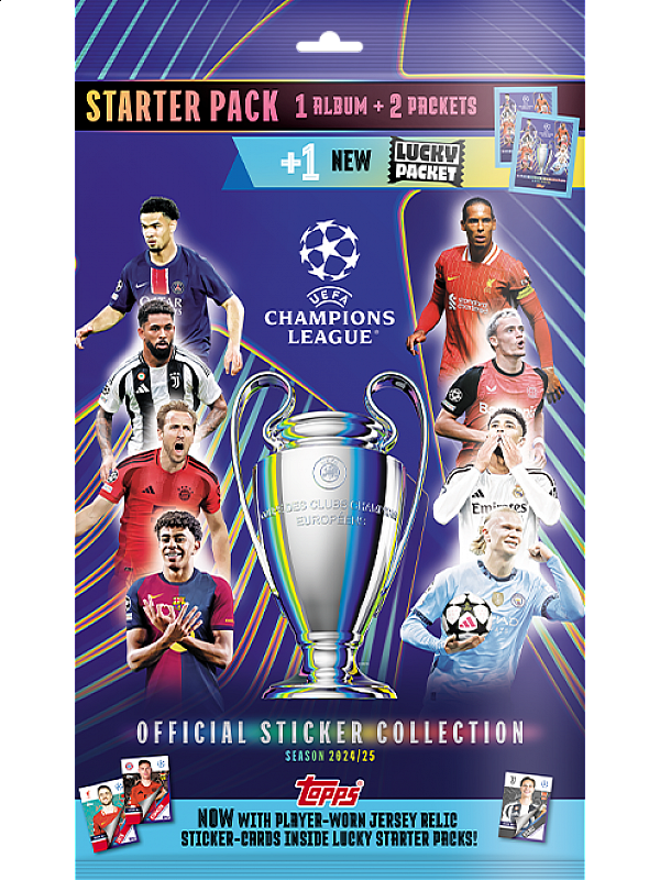 Topps UEFA Champions League Stickers 2024/25 Starter Pack